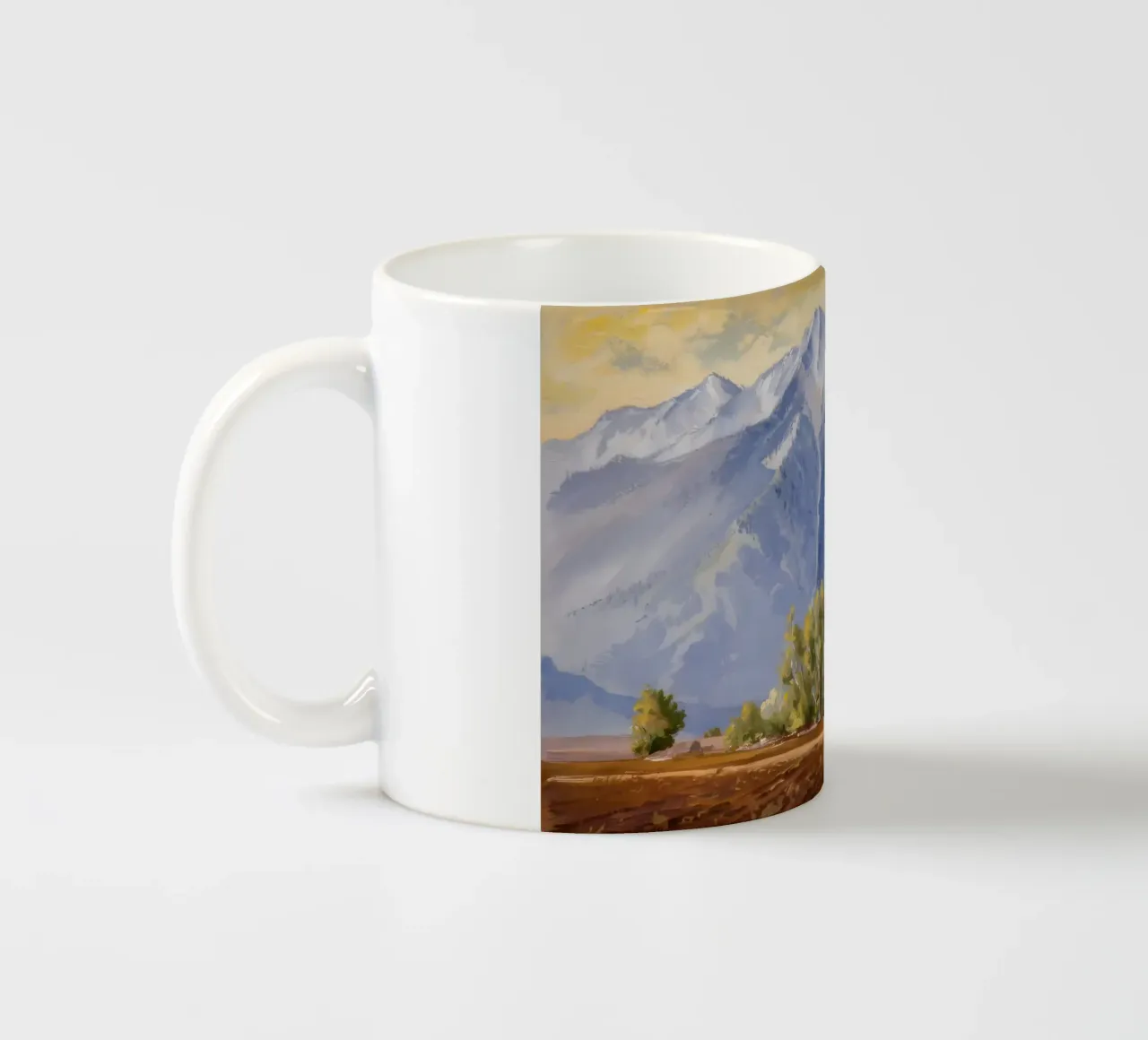 Maestose cime alpine tazza in ceramica da Angkasa Mist