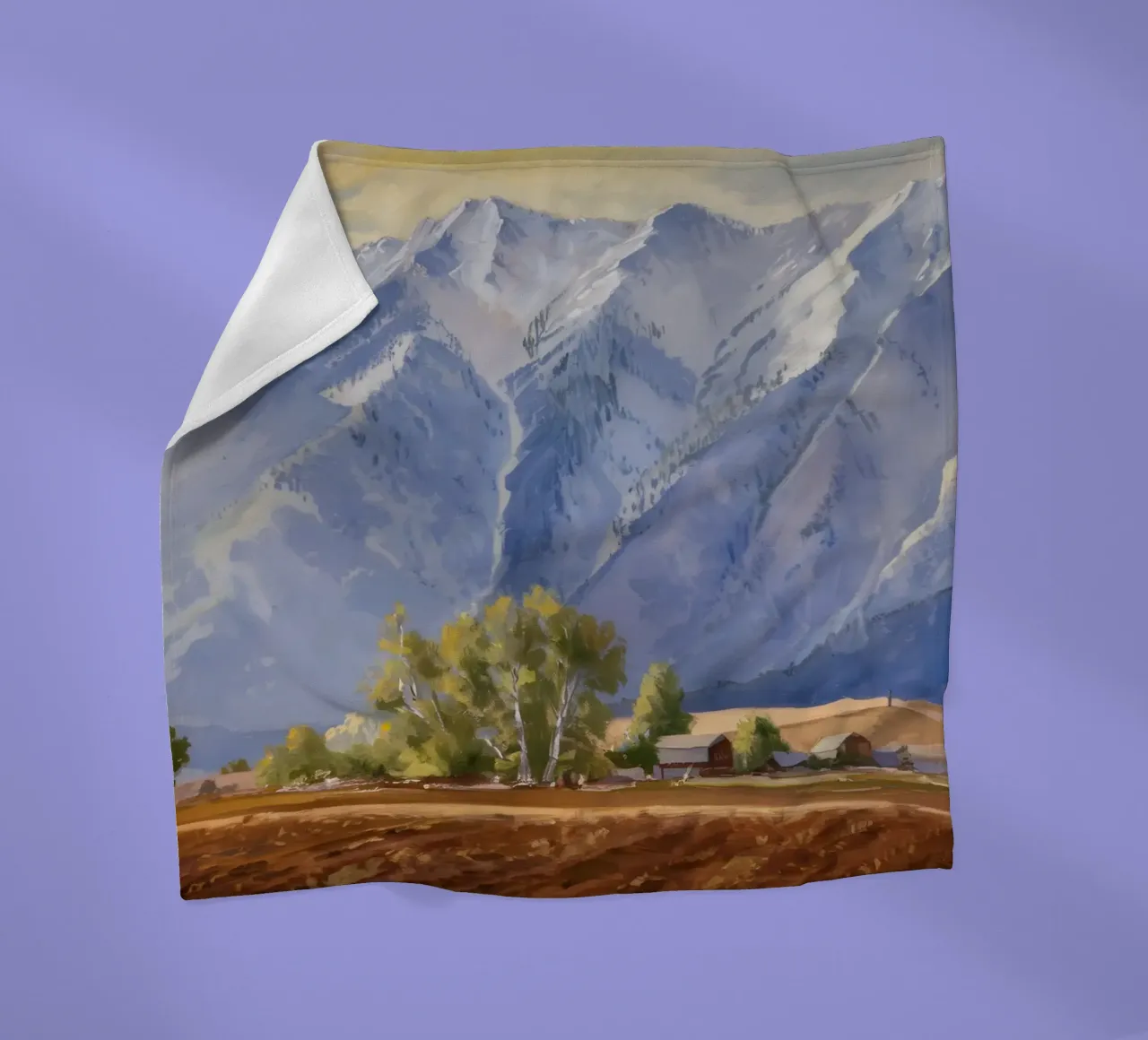 Maestose cime alpine coperta in pile da Angkasa Mist