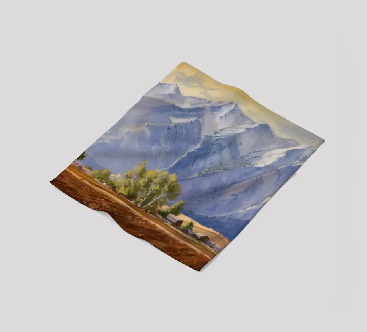 Maestose cime alpine coperta in pile da Angkasa Mist