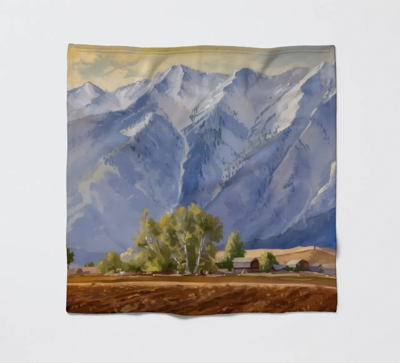 Maestose cime alpine coperta in pile da Angkasa Mist