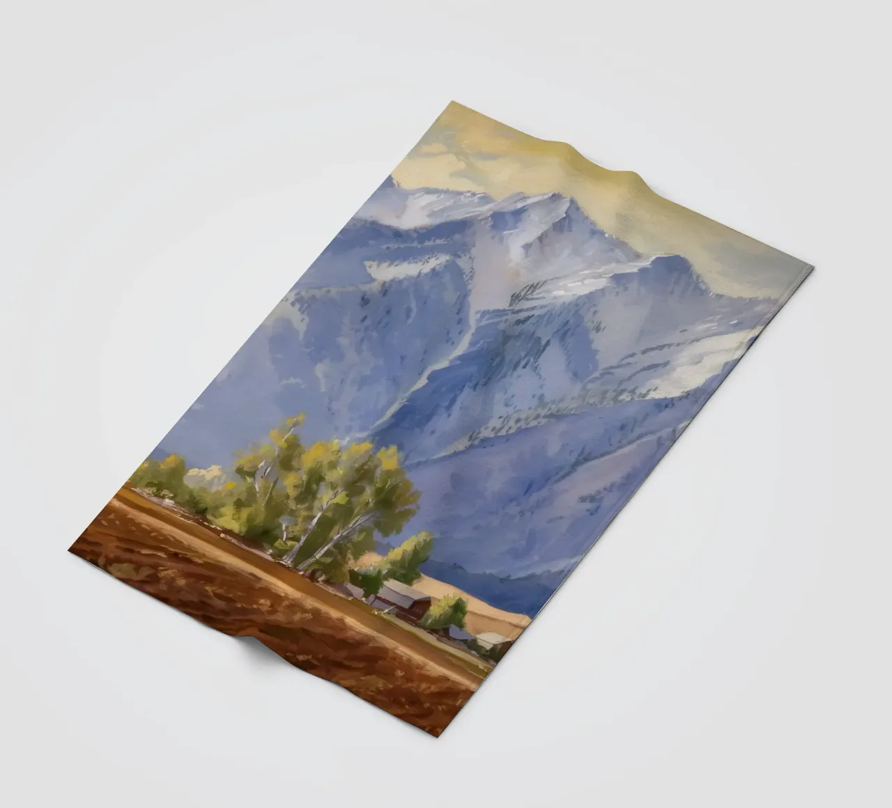 Maestose cime alpine coperta in pile da Angkasa Mist