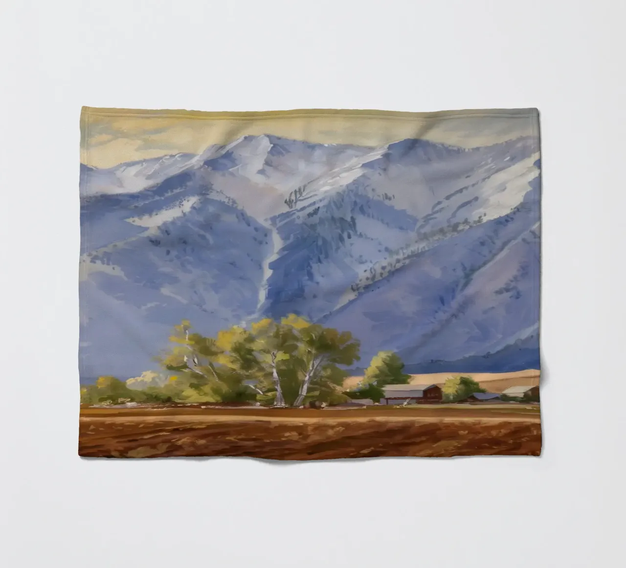 Maestose cime alpine coperta in pile da Angkasa Mist