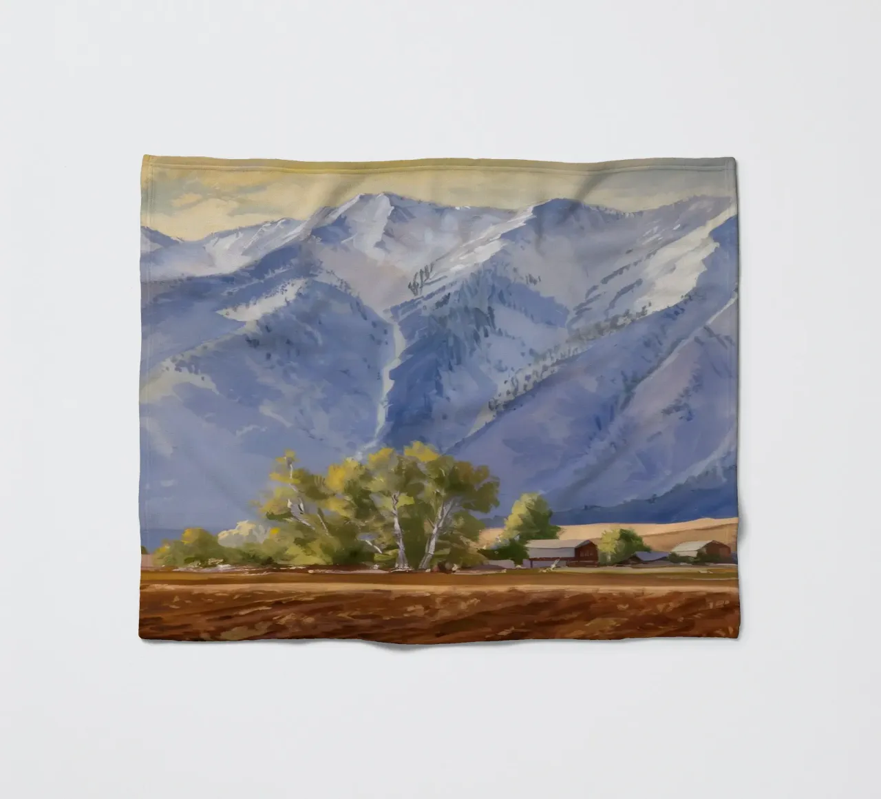 Maestose cime alpine coperta in pile da Angkasa Mist