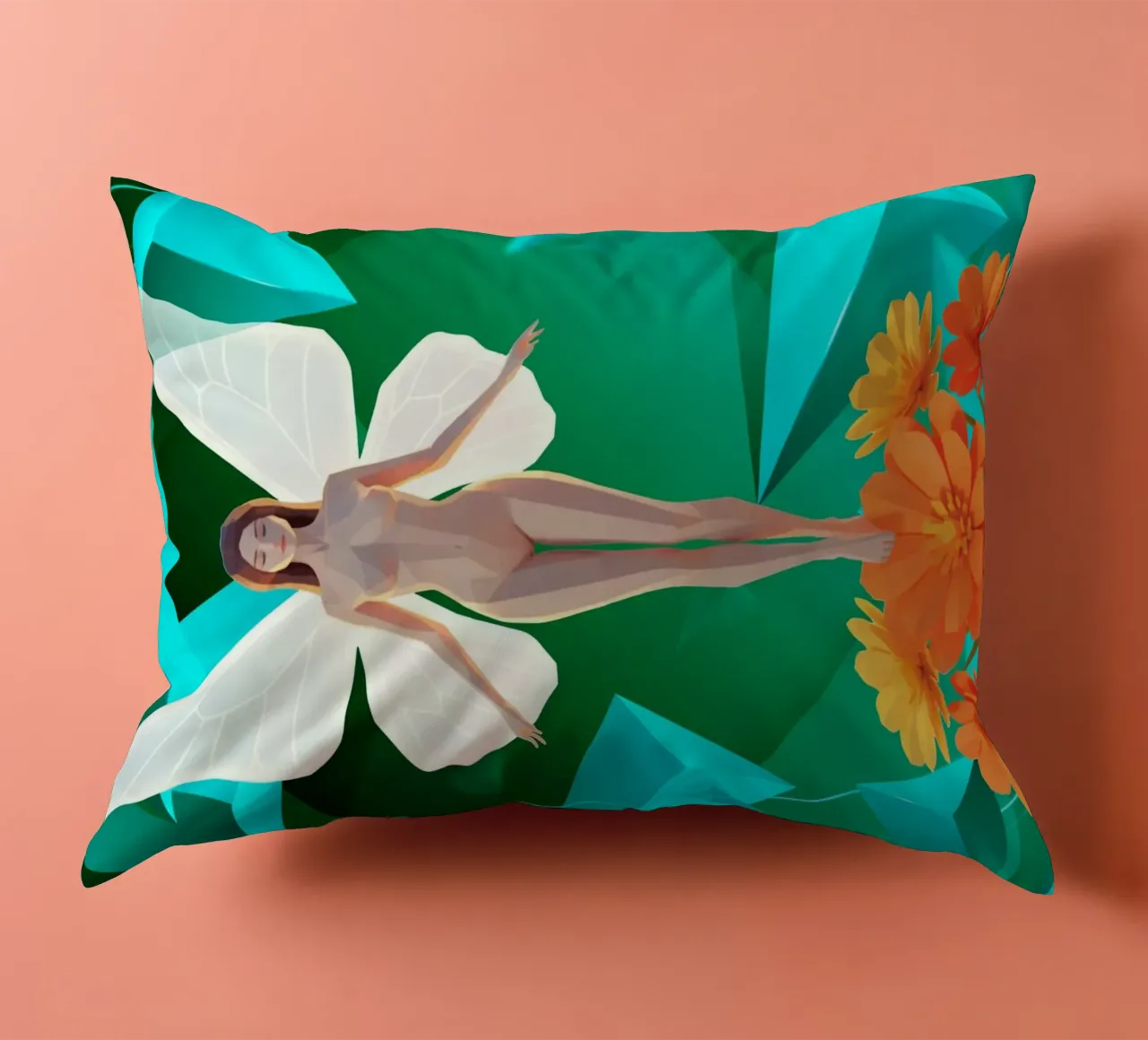 La farfalla Lowpoly cuscino da Low Profile
