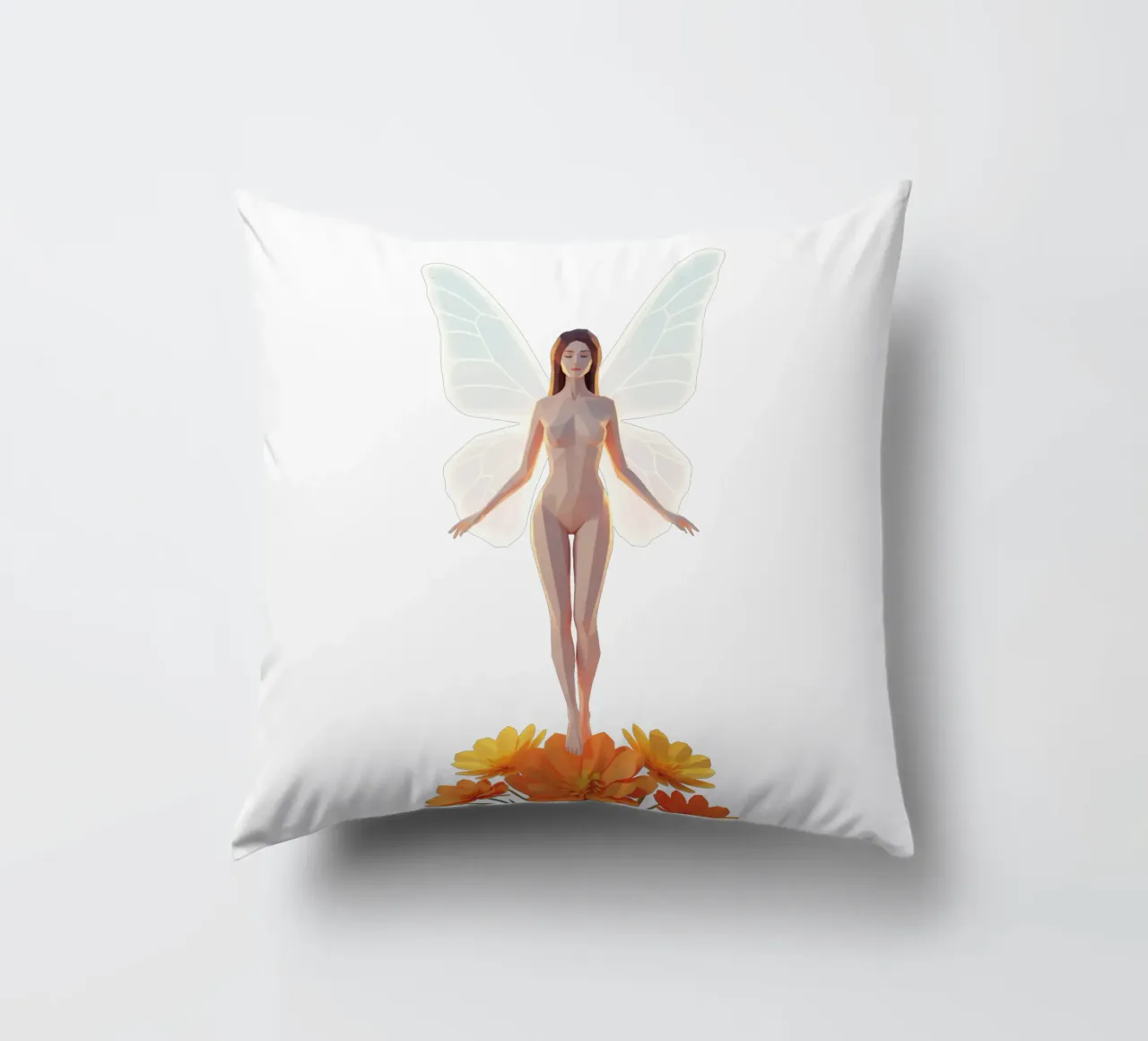 La farfalla Lowpoly cuscino da Low Profile