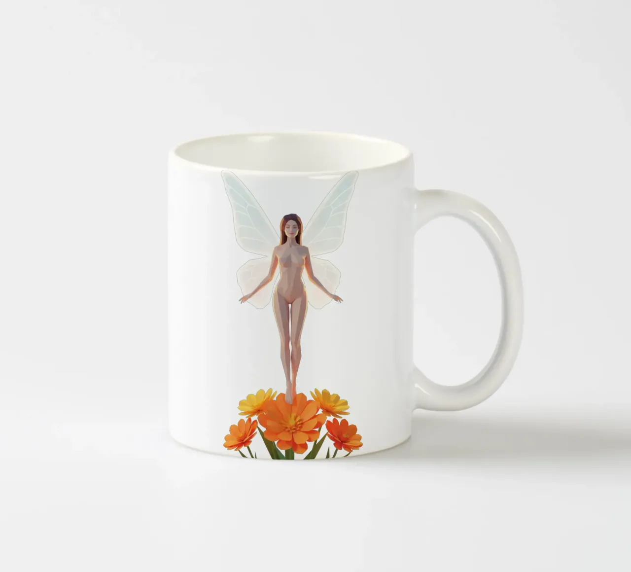 La farfalla Lowpoly tazza in ceramica da Low Profile