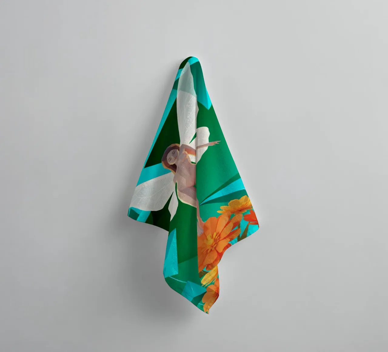 La farfalla Lowpoly asciugamano da bagno da Low Profile