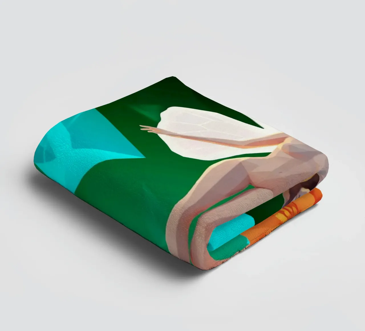 La farfalla Lowpoly asciugamano da bagno da Low Profile
