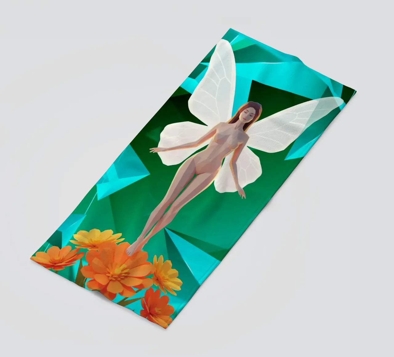 La farfalla Lowpoly telo mare da Low Profile