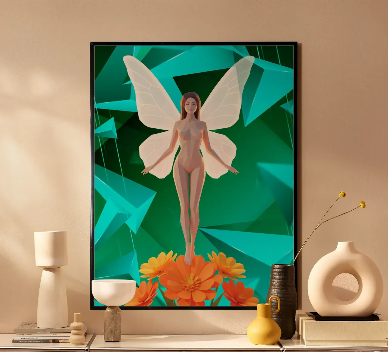 La farfalla Lowpoly carta hahnemühle da Low Profile