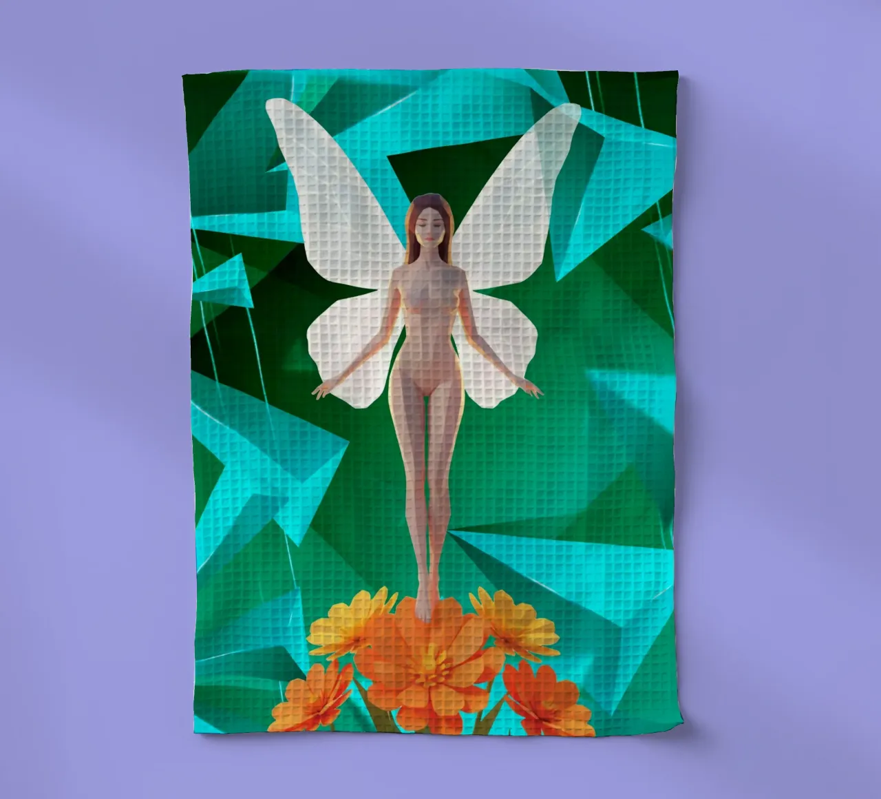 La farfalla Lowpoly canovaccio da cucina da Low Profile