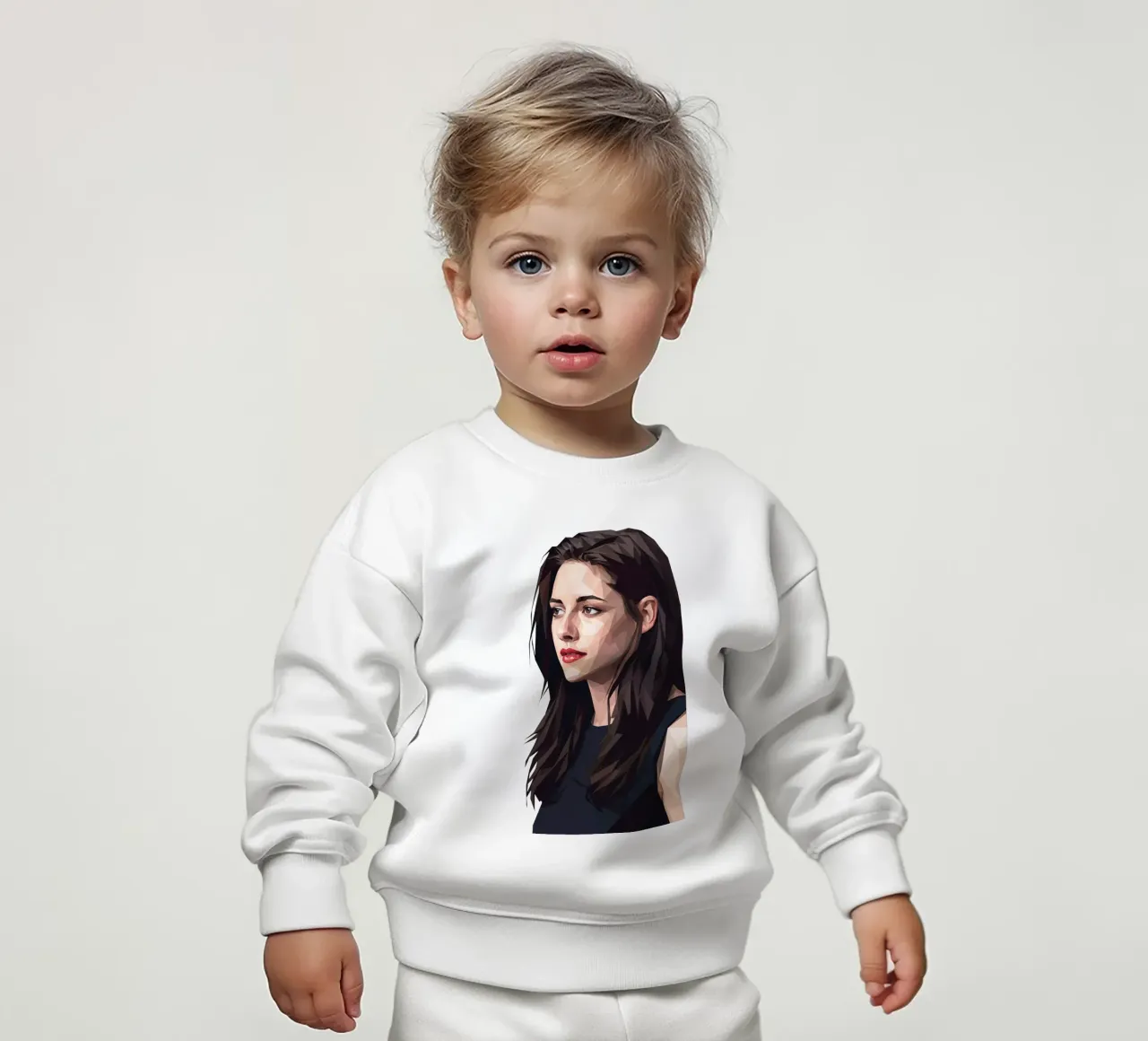 Kristen Stewart Low poly felpa neonato da Low Profile