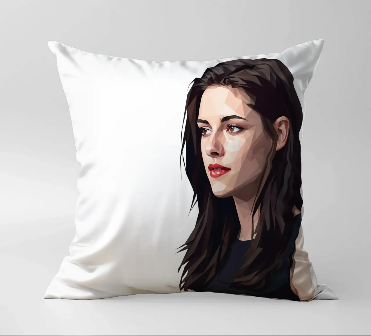 Kristen Stewart Low poly cuscino da Low Profile