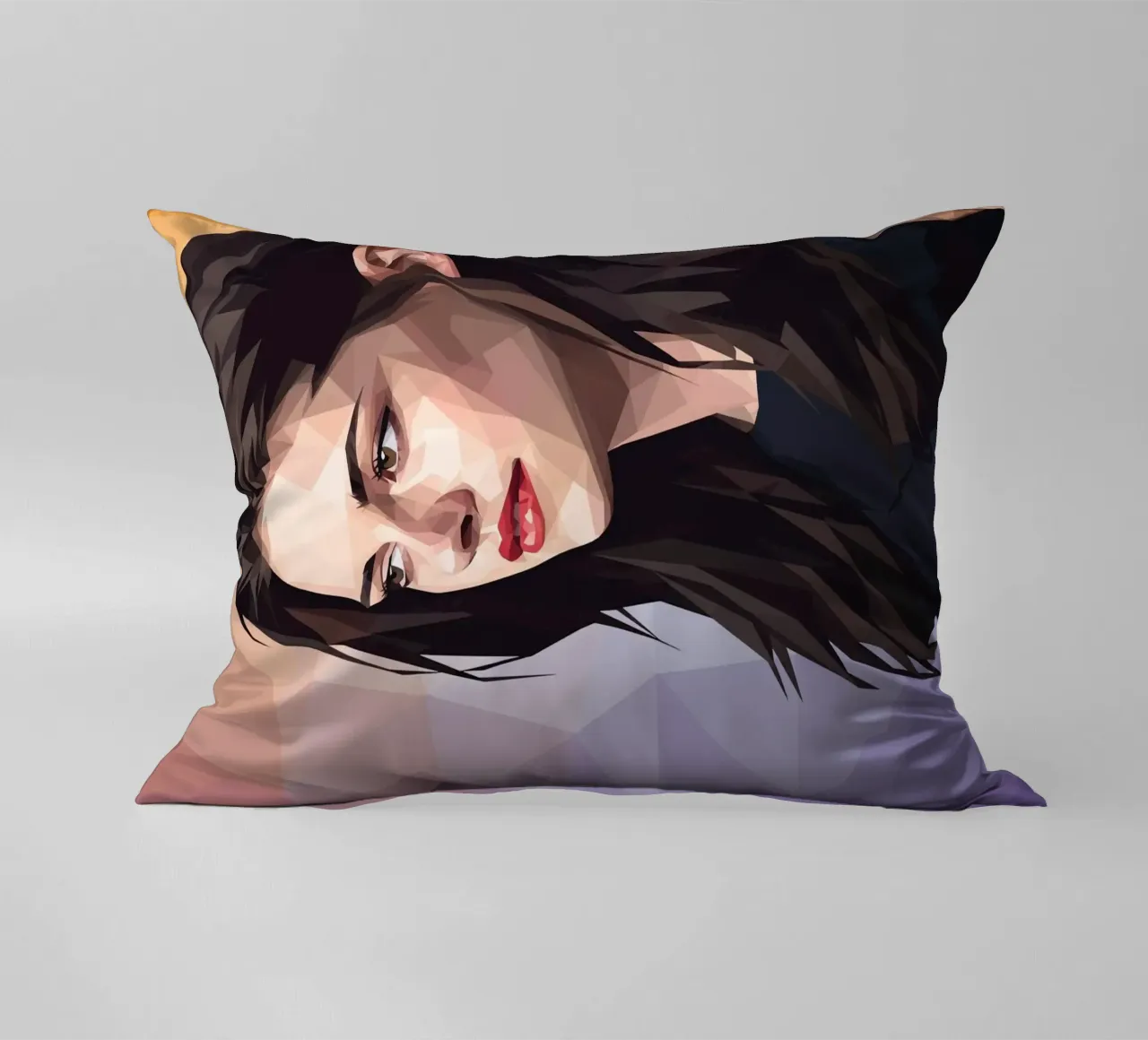 Kristen Stewart Low poly cuscino da Low Profile