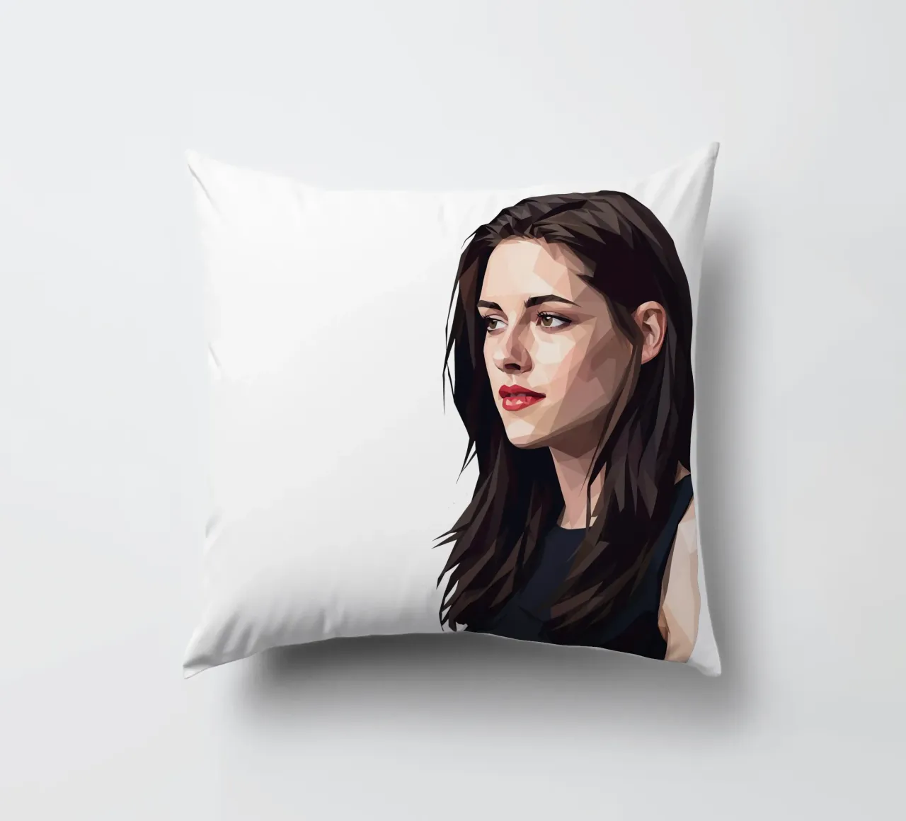Kristen Stewart Low poly cuscino da Low Profile