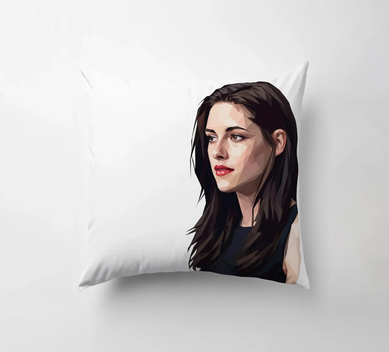 Kristen Stewart Low poly cuscino da Low Profile