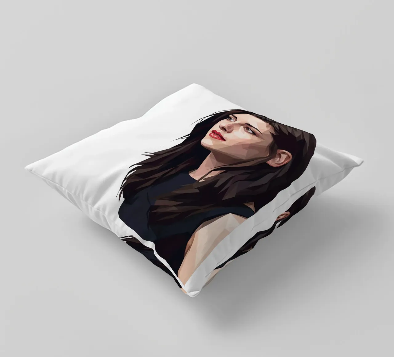 Kristen Stewart Low poly cuscino da Low Profile