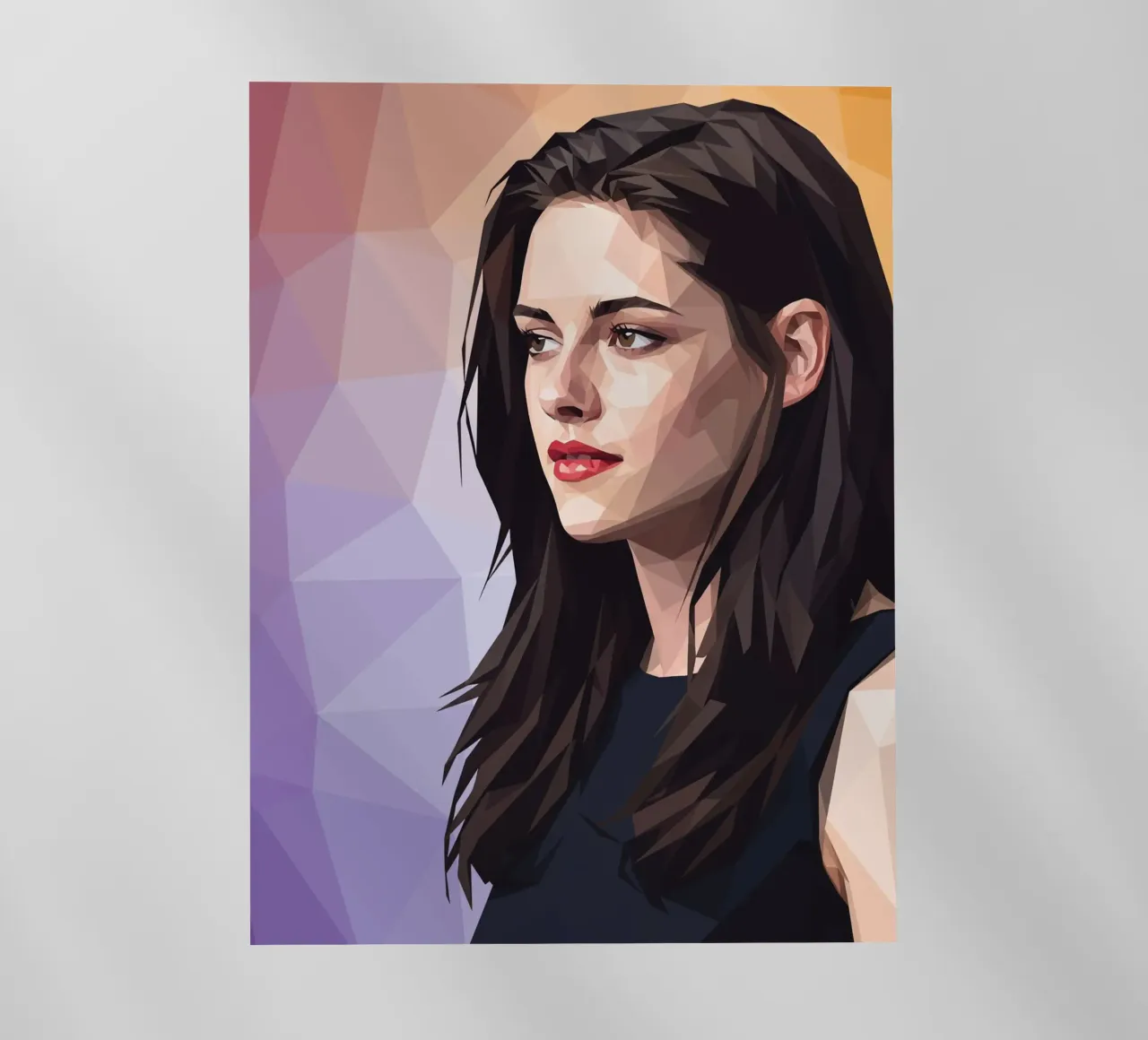 Kristen Stewart Low poly pellicola backlit da Low Profile