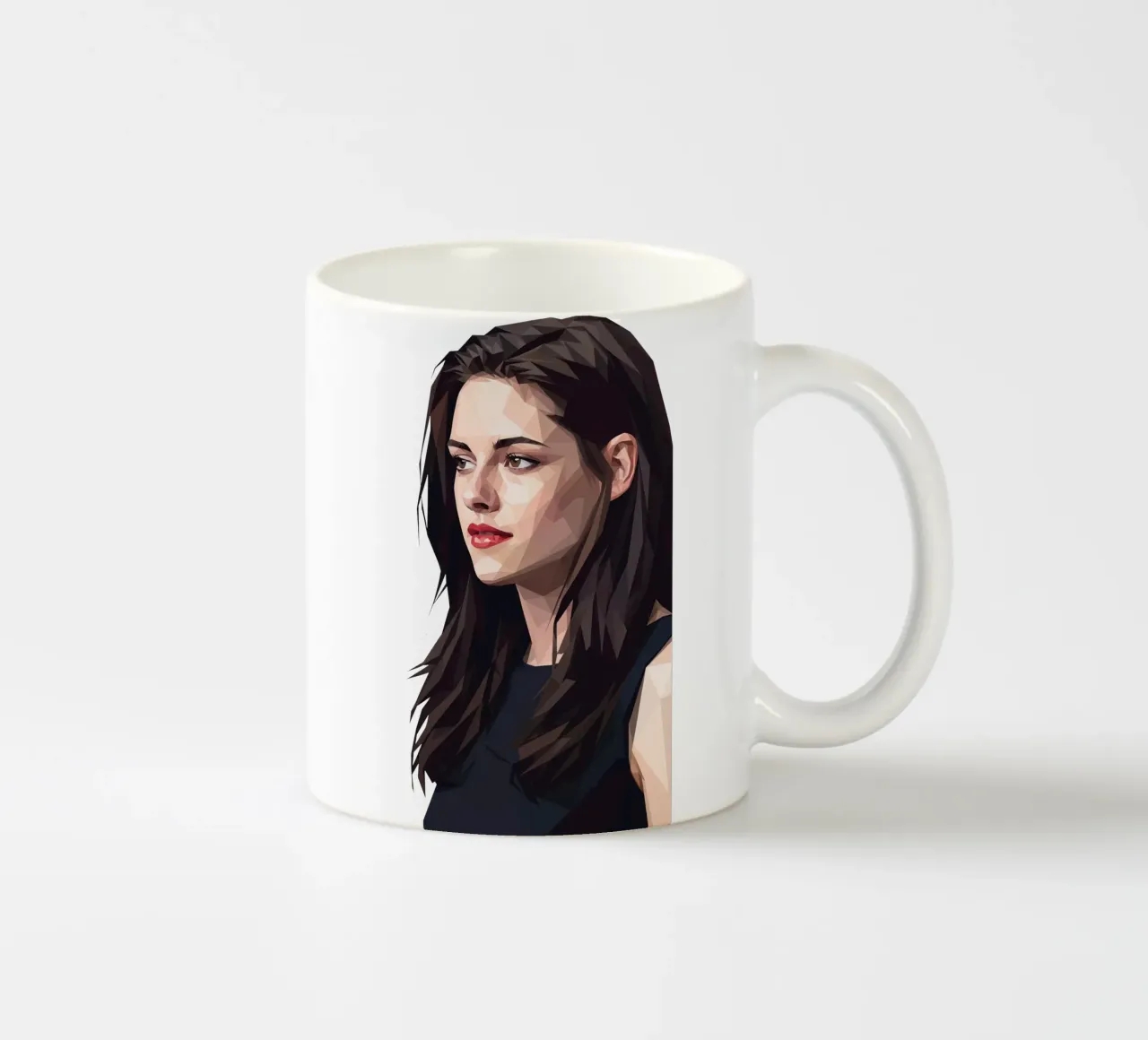 Kristen Stewart Low poly tazza in ceramica da Low Profile