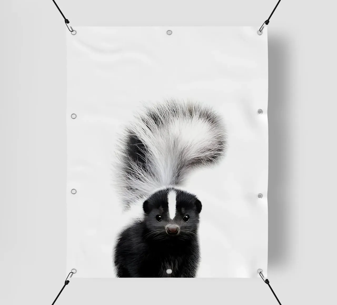 Ritratto di cucciolo di puzzola telo in pvc da Pixel Boy