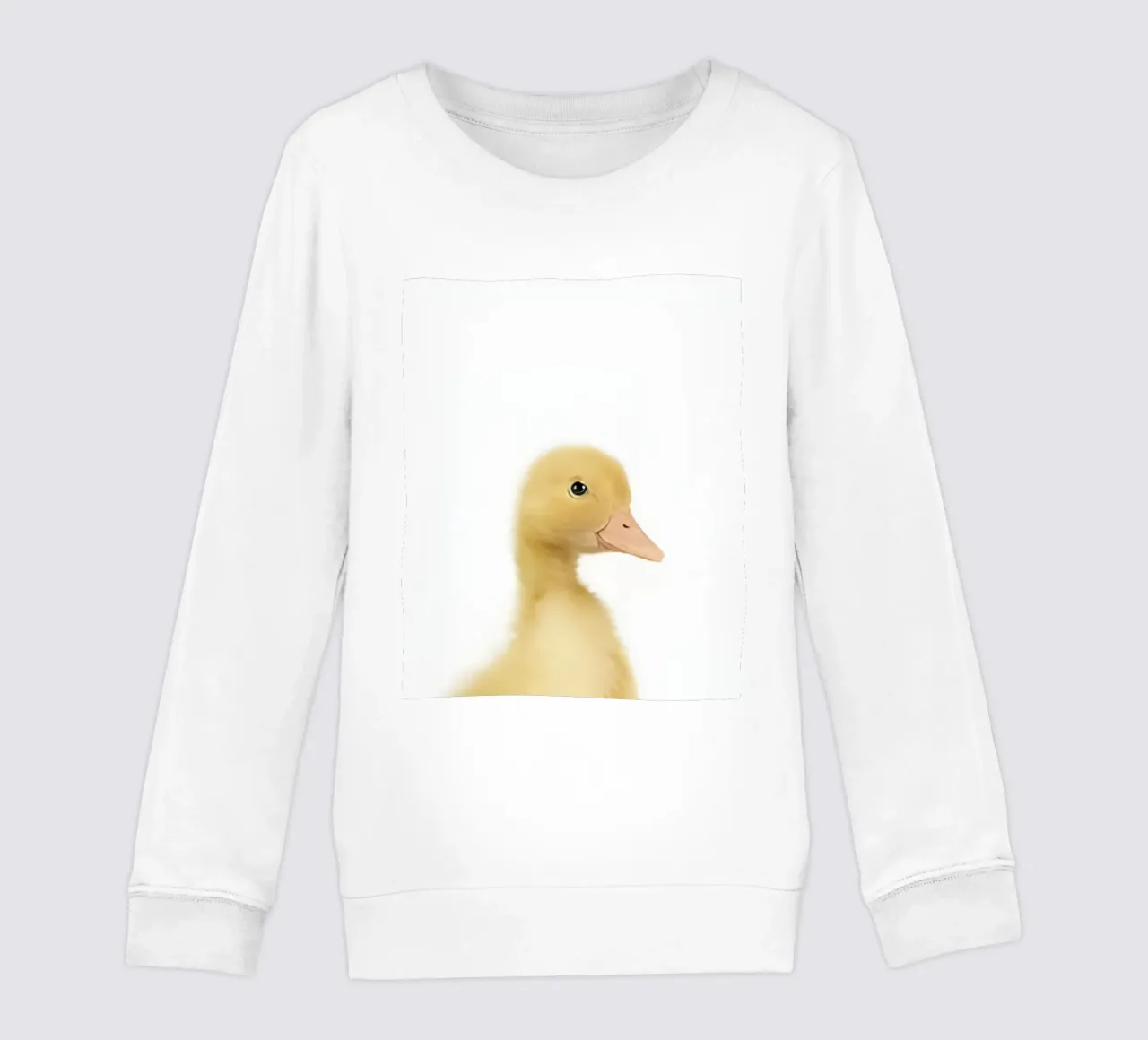 Solo una piccola anatra felpa bambino da Pixel Boy