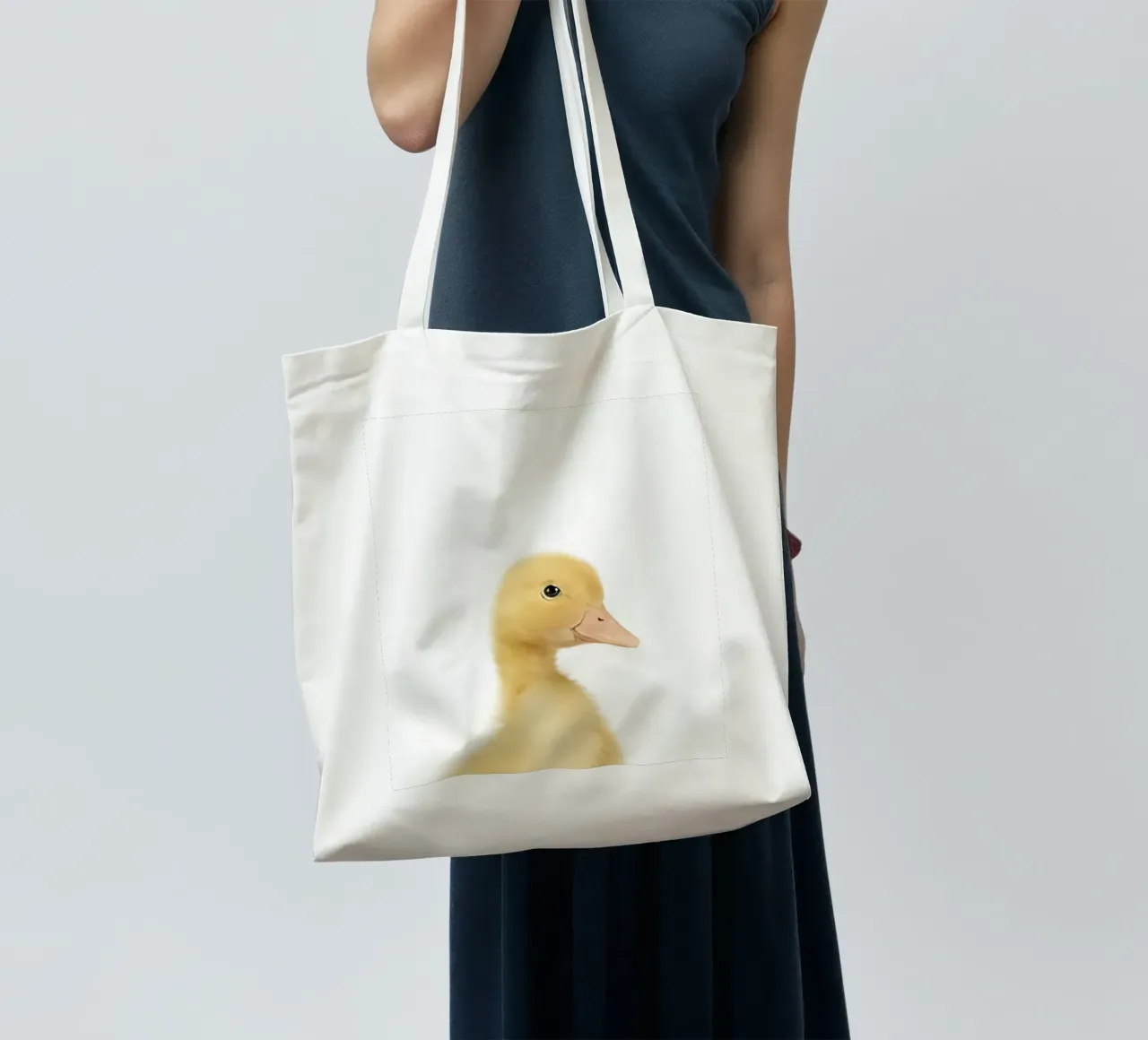 Solo una piccola anatra borsa in juta da Pixel Boy