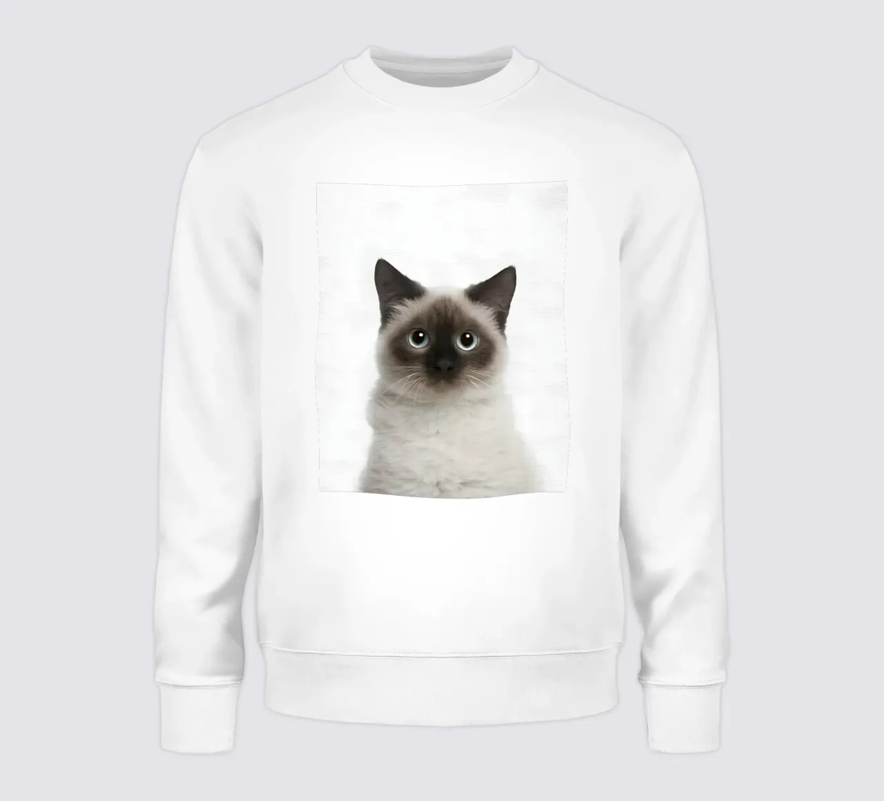 Siamese dagli occhi blu felpa da Pixel Boy