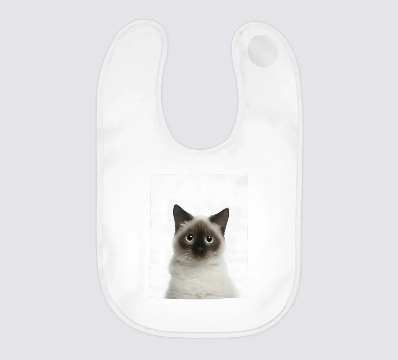Siamese dagli occhi blu bavaglino da Pixel Boy