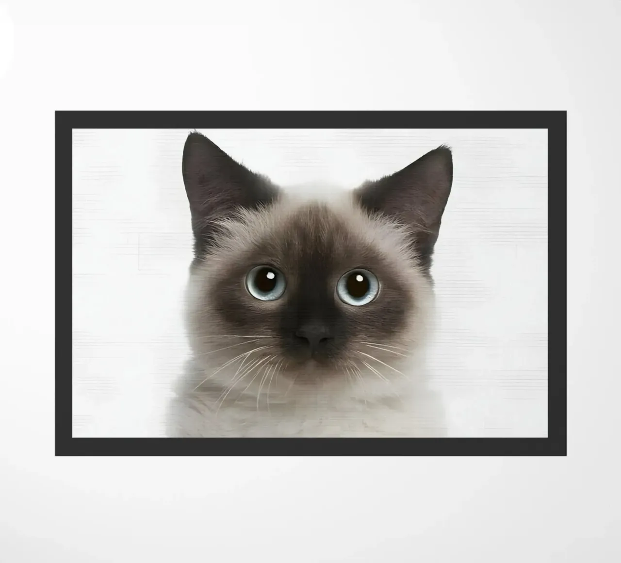 Siamese dagli occhi blu zerbino da Pixel Boy