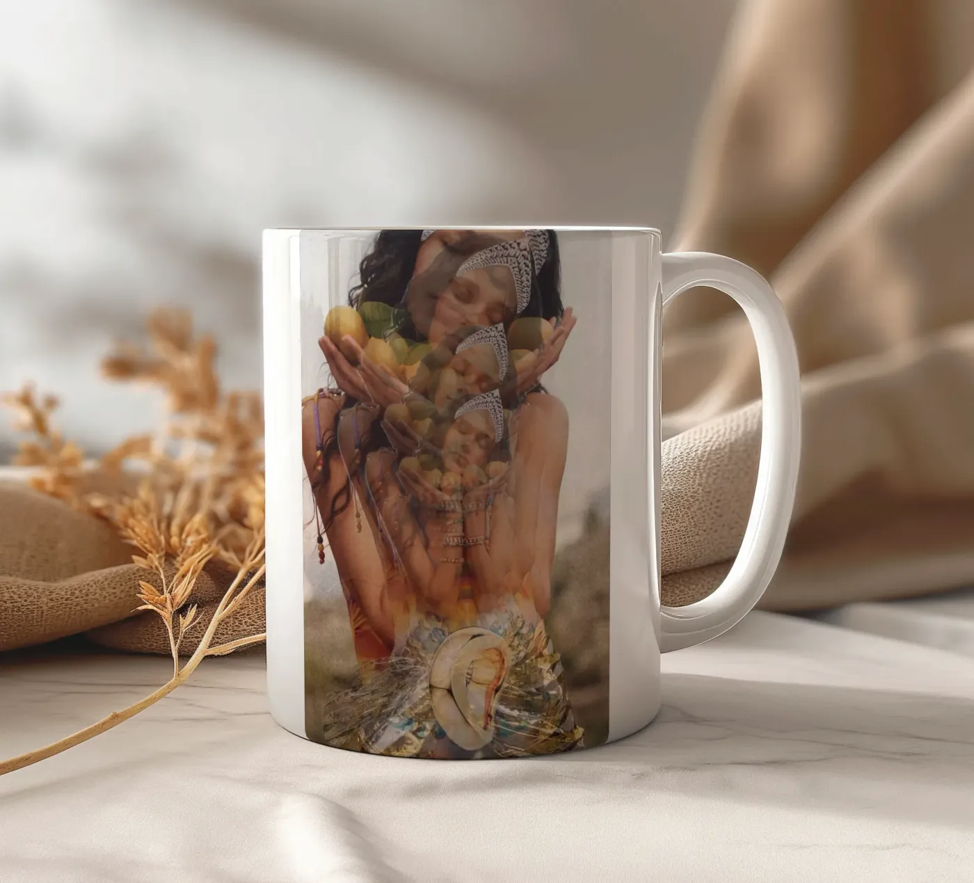 Uterus ceramic mug by dekonstruktiv