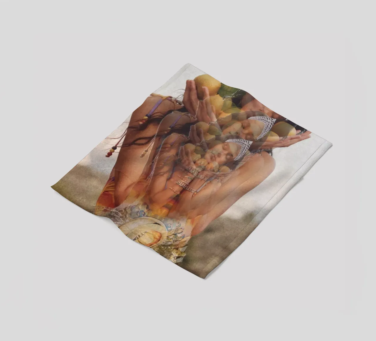 Gebärmutter Fleecedecke von dekonstruktiv