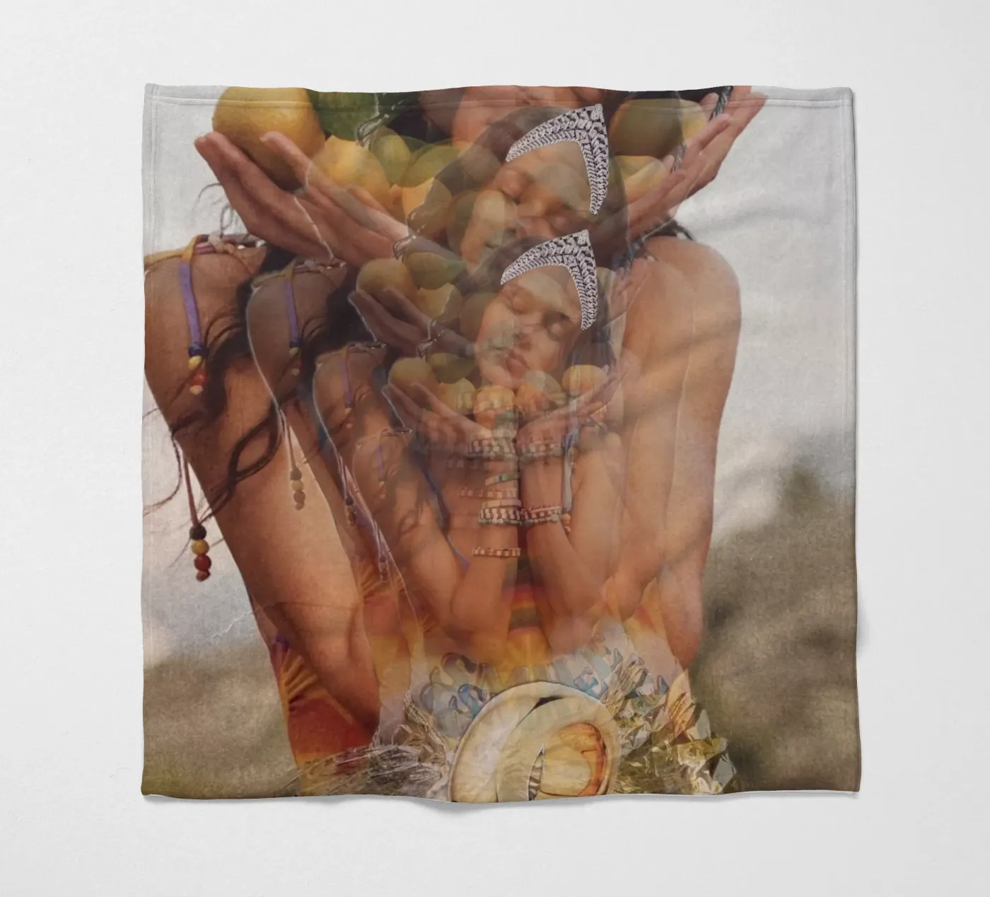Uterus Fleecedecke von dekonstruktiv