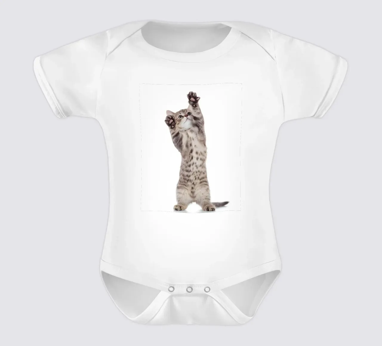 Zampe in su! body neonato maniche corte da Pixel Boy