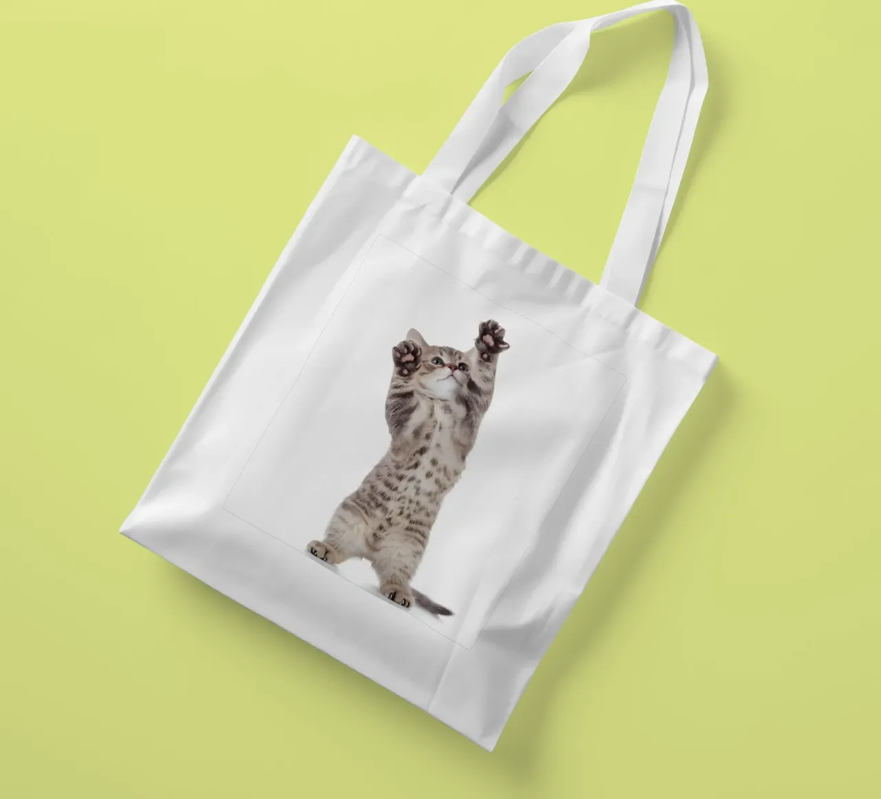 Zampe in su! borsa in juta da Pixel Boy