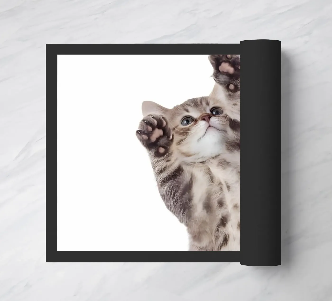 Paws Up! deurmat van Pixel Boy