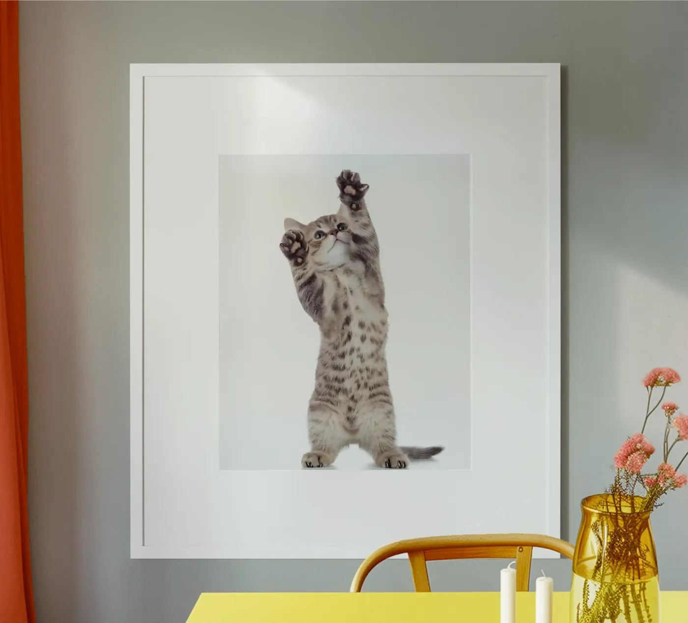 Paws Up! poster by Pixel Boy