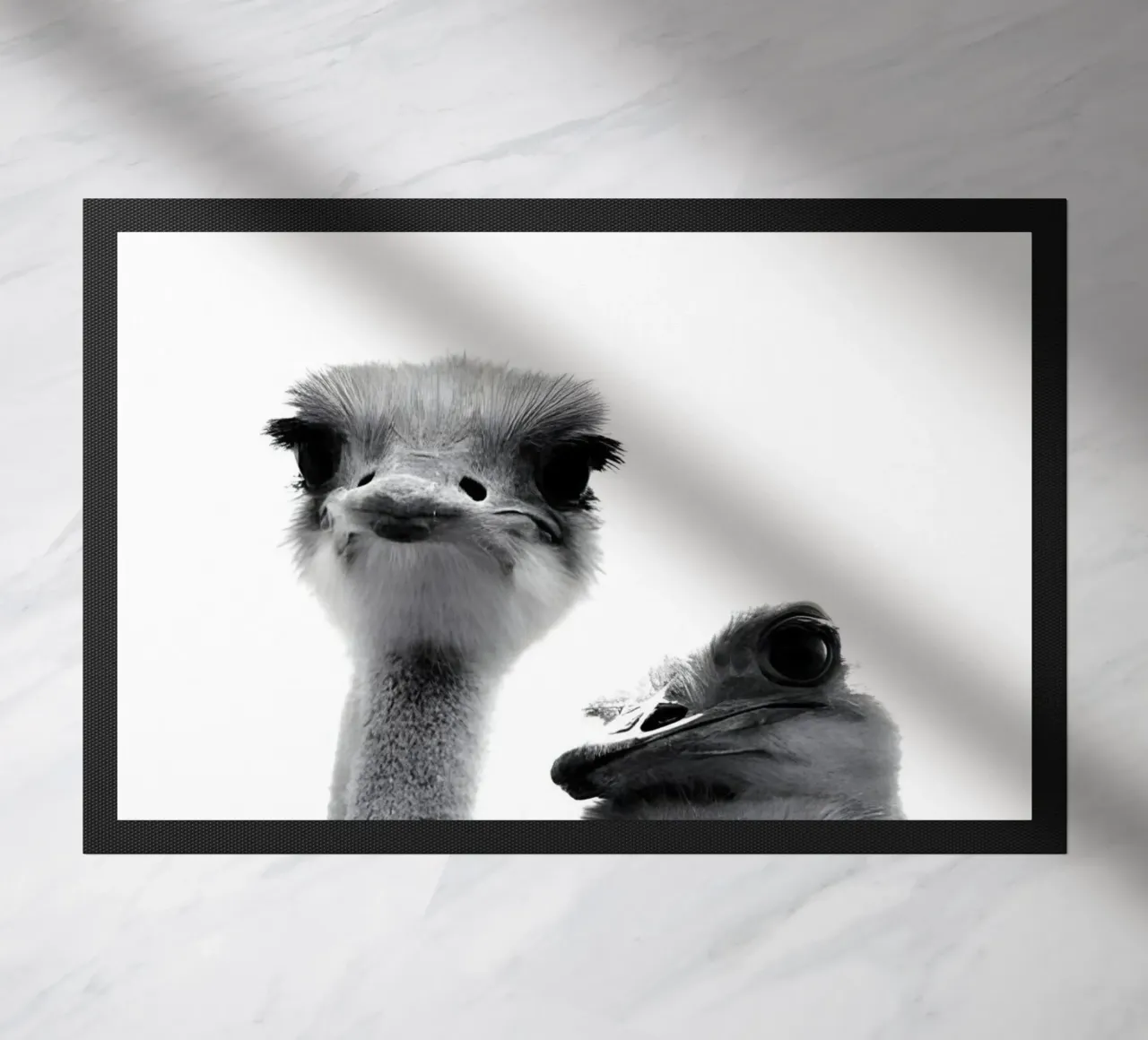 Double Take doormat by Pixel Boy