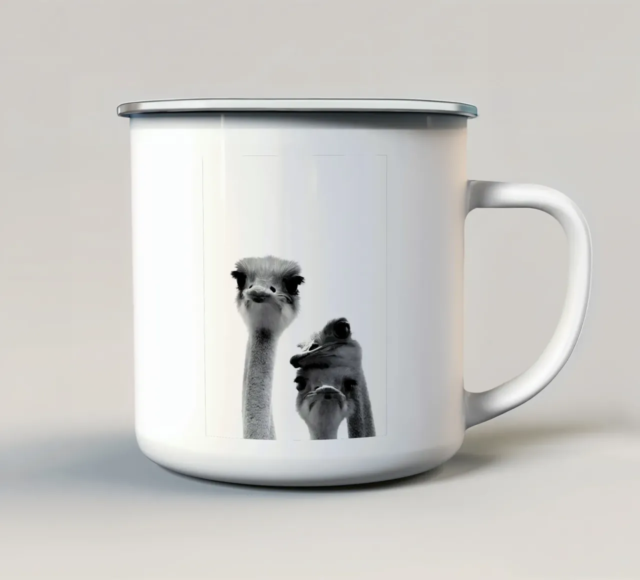 Doppia ripresa tazza in smalto da Pixel Boy