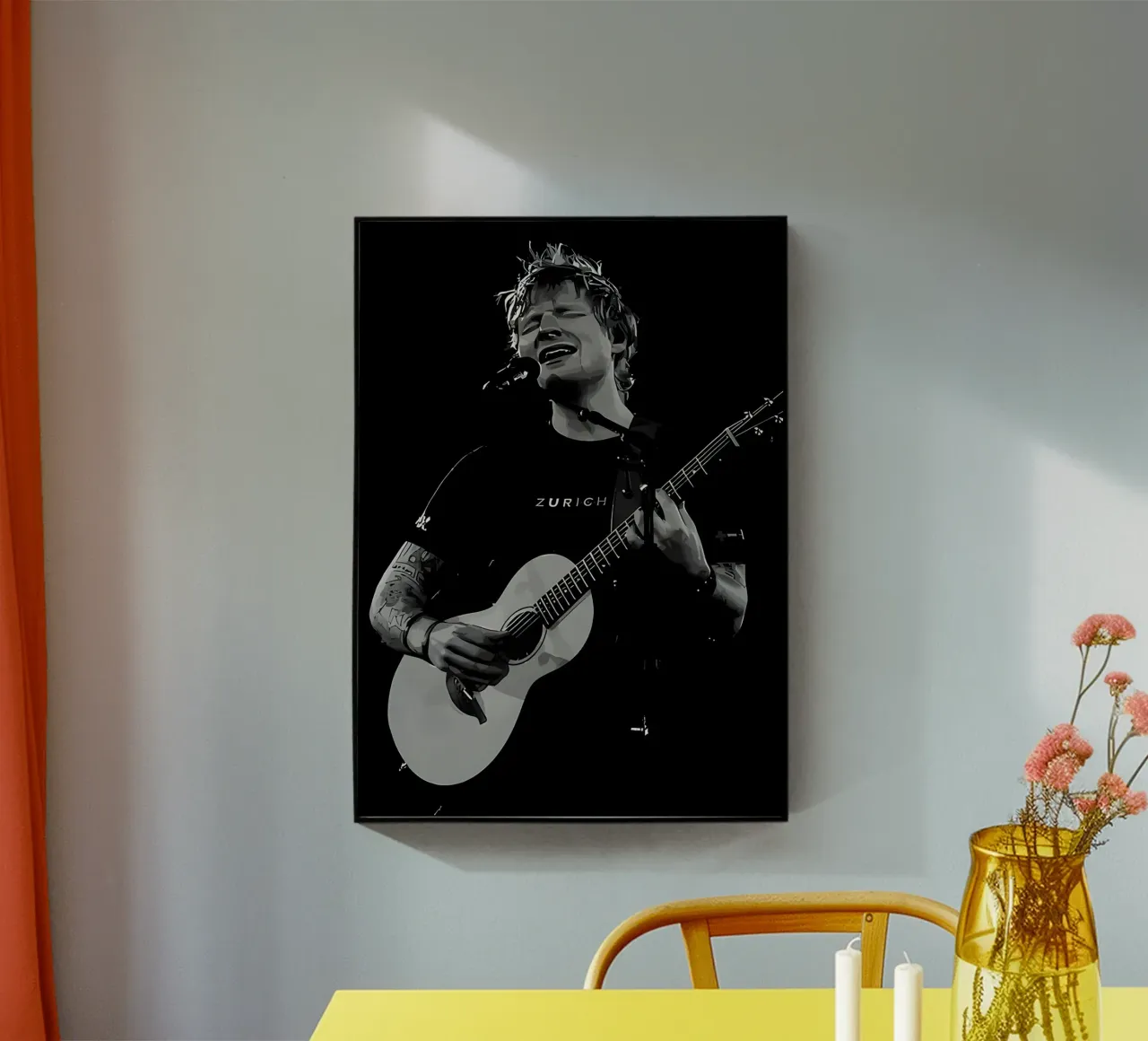 Ed Sheeran plexiglass da Digital Street art