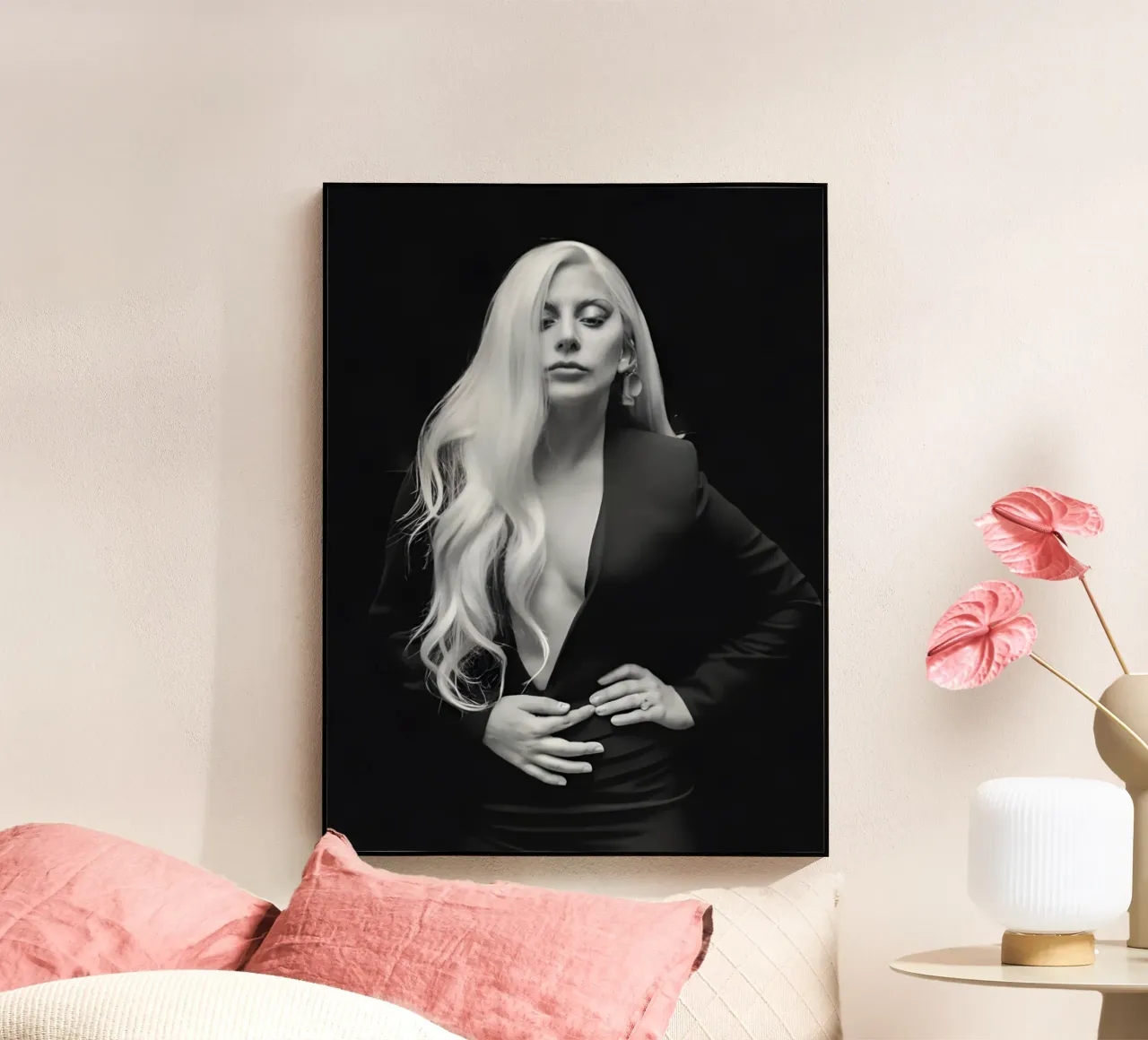 Lady Gaga plexiglass da Digital Street art