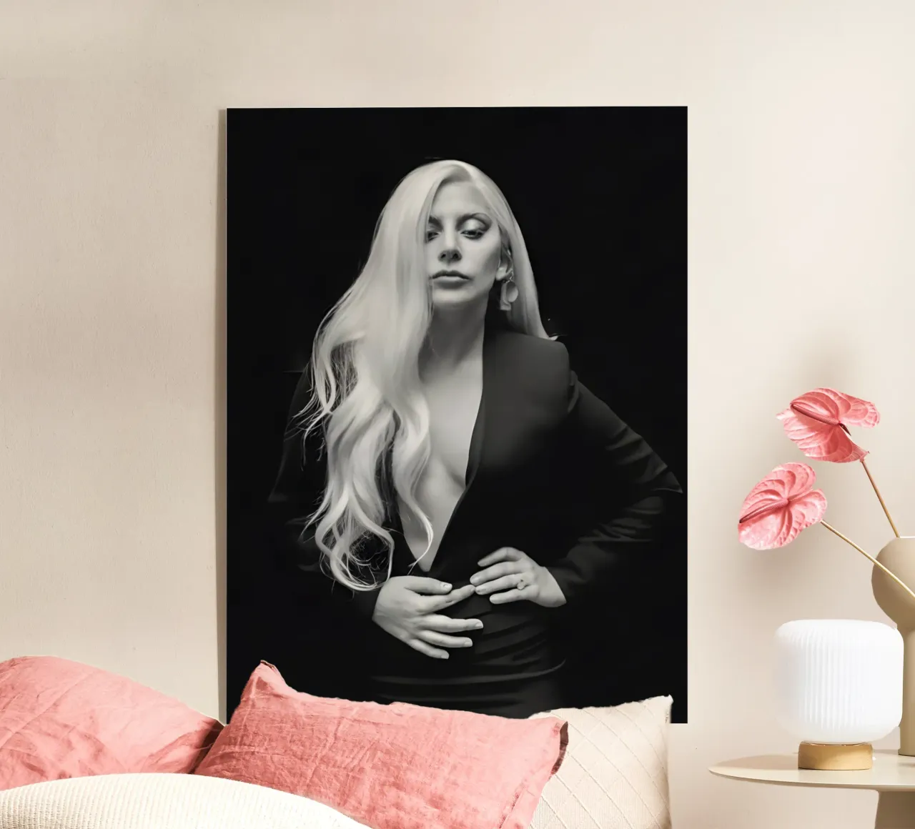 Lady Gaga plexiglass da Digital Street art