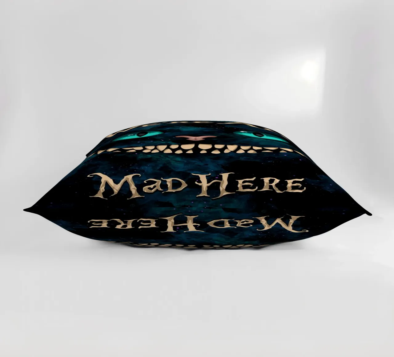 We're All Mad Here decorative cushion by nabakumov