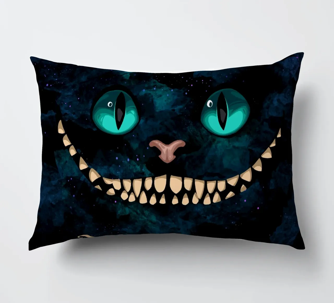 We're All Mad Here decorative cushion by nabakumov