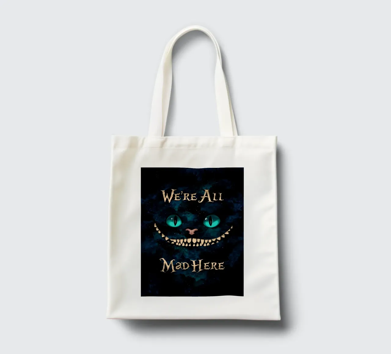 We're All Mad Here tote bag by nabakumov