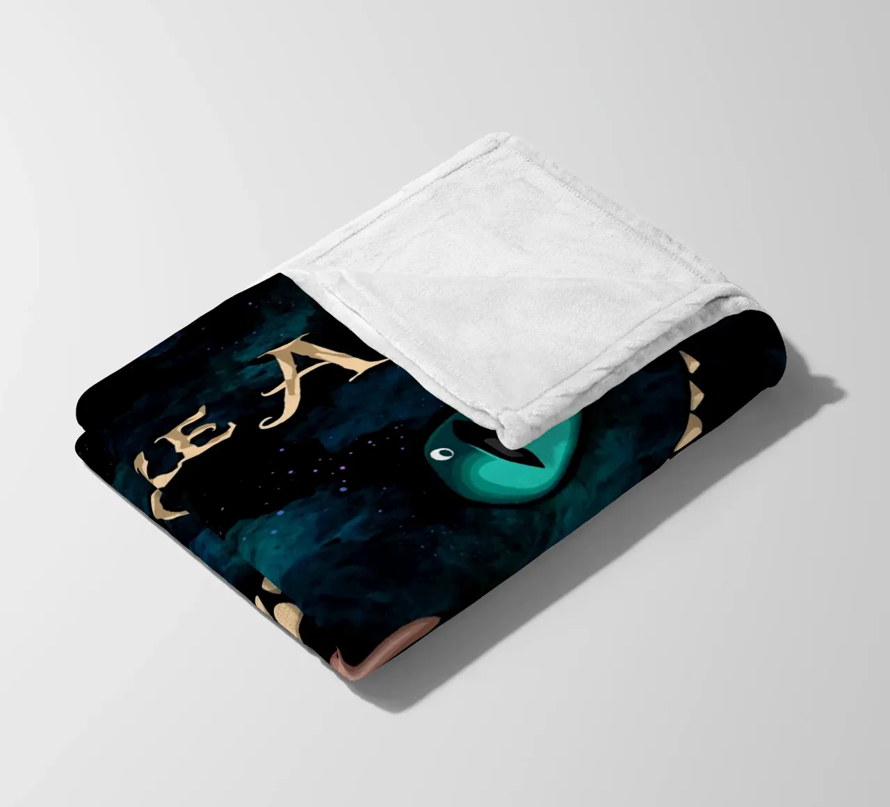 We're All Mad Here fleece blanket by nabakumov