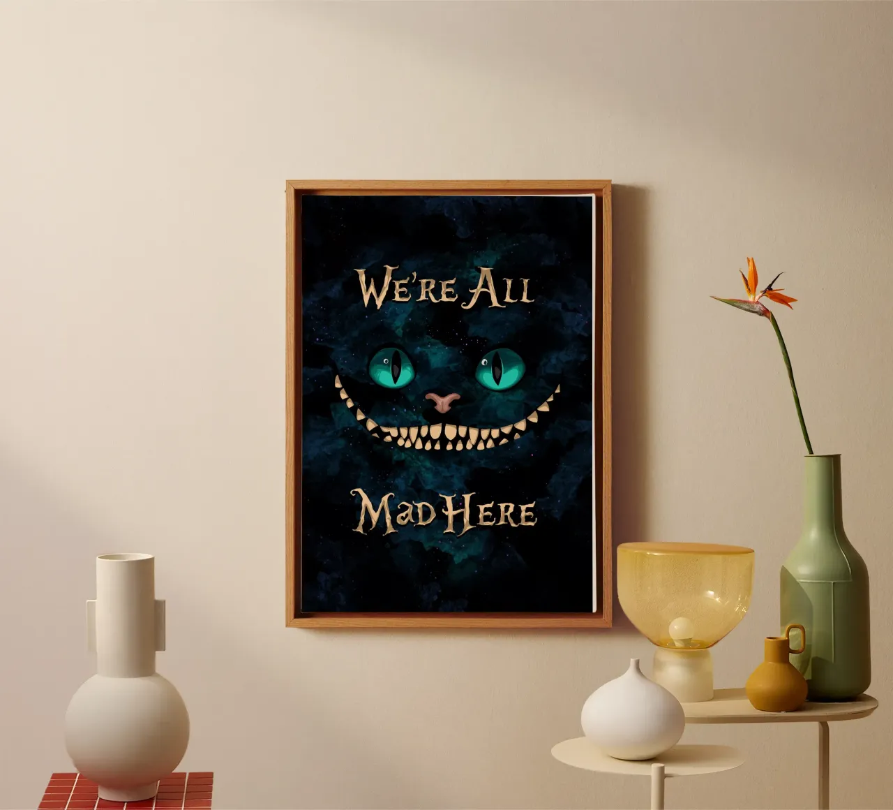 We're All Mad Here canvas van nabakumov