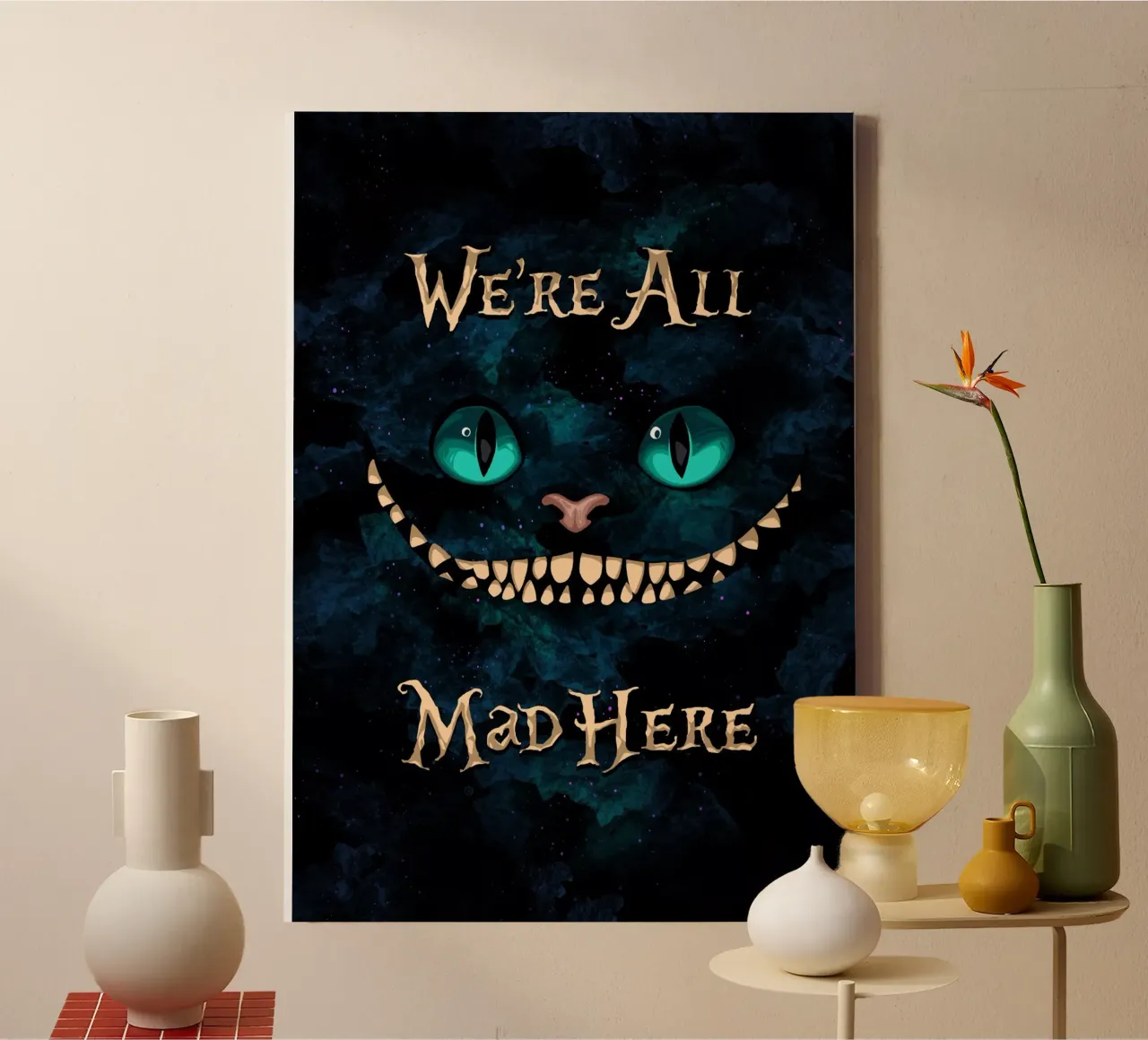 We're All Mad Here canvas van nabakumov