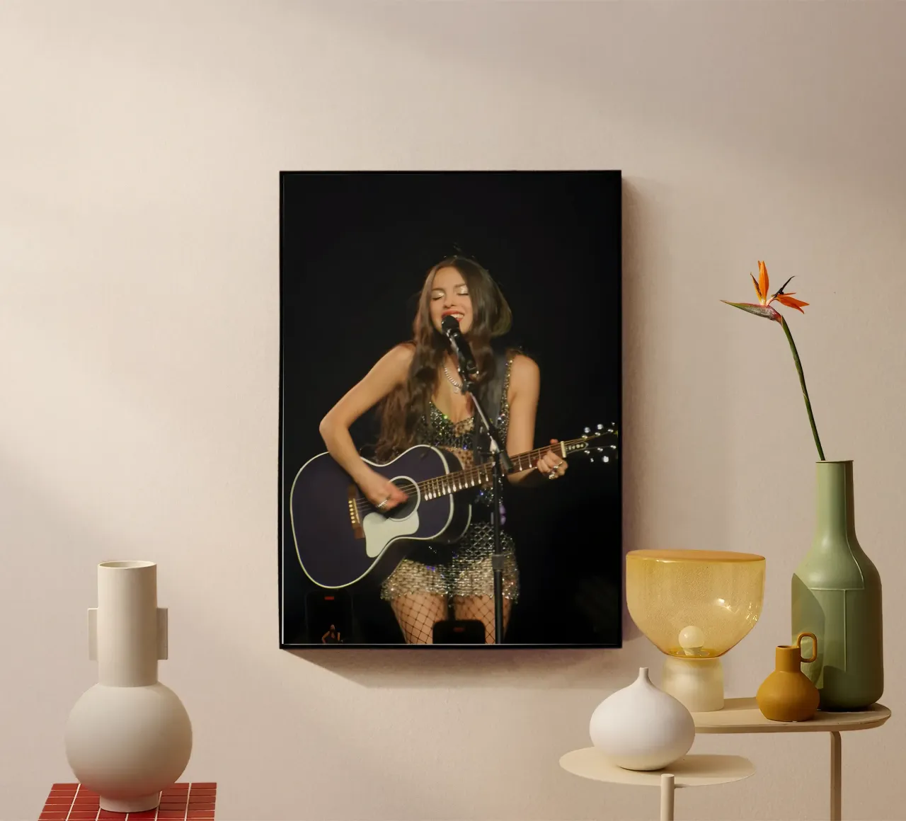 Olivia Rodrigo plexiglass da Digital Street art