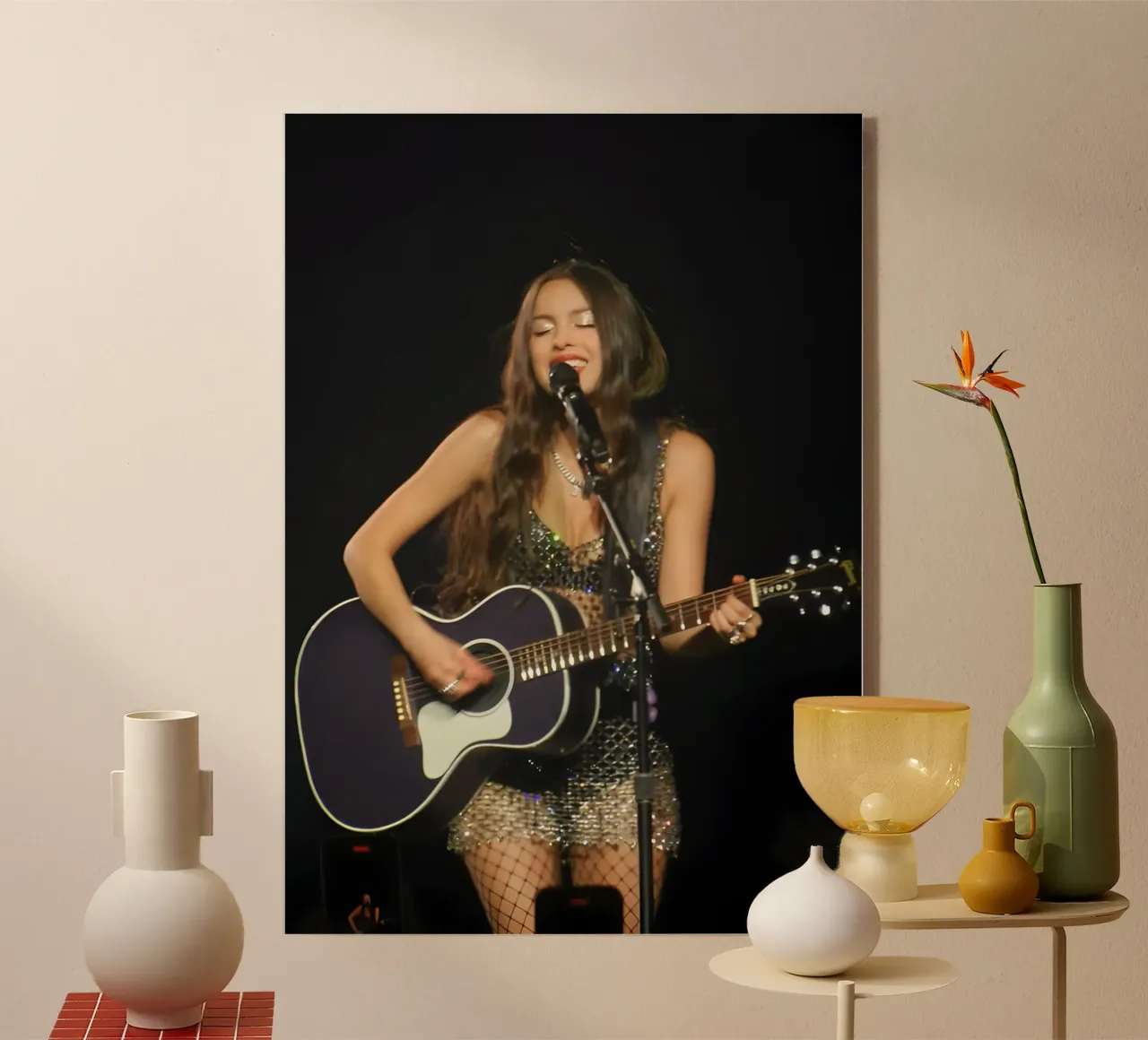 Olivia Rodrigo plexiglass da Digital Street art