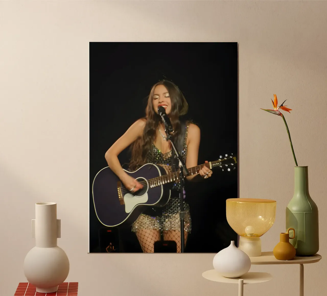 Olivia Rodrigo alluminio dibond da The Poster Hub